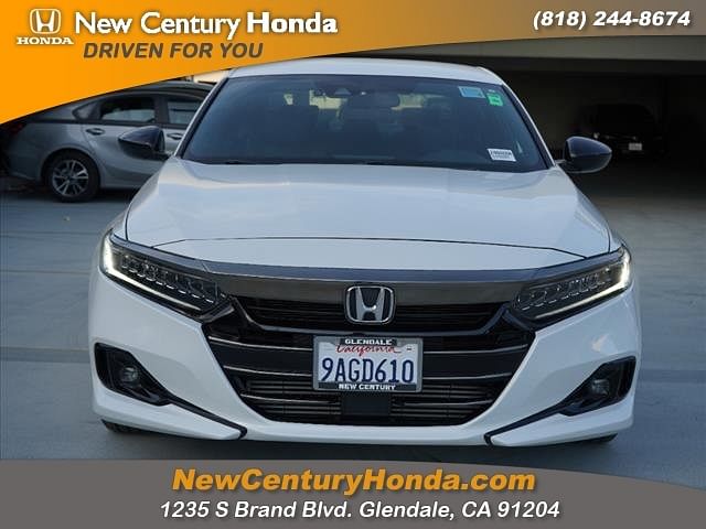 Used 2022 Honda Accord Sport with VIN 1HGCV1F36NA031620 for sale in Glendale, CA