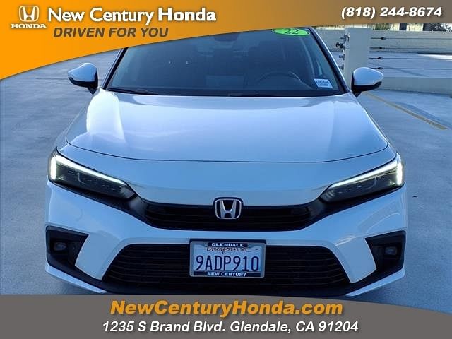 Used 2022 Honda Civic Touring with VIN 2HGFE1F93NH314480 for sale in Glendale, CA