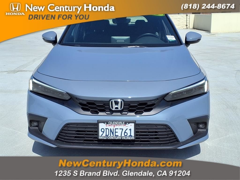 Used 2022 Honda Civic Hatchback Sport Touring with VIN 19XFL1H85NE021684 for sale in Glendale, CA