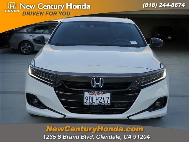 Used 2022 Honda Accord Hybrid Sport with VIN 1HGCV3F23NA038155 for sale in Glendale, CA