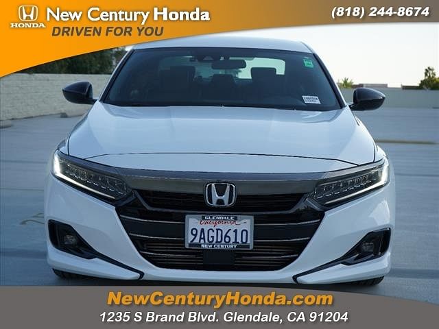 Used 2022 Honda Accord Sport with VIN 1HGCV1F37NA087906 for sale in Glendale, CA