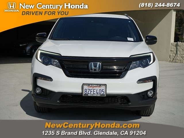 Used 2022 Honda Pilot Sport with VIN 5FNYF5H32NB007439 for sale in Glendale, CA