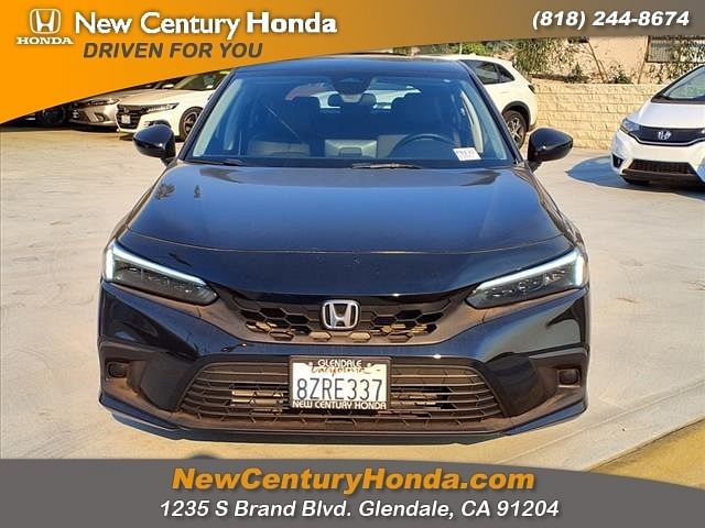 Used 2022 Honda Civic Hatchback EX-L with VIN 19XFL1H71NE010561 for sale in Glendale, CA