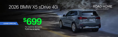 2026 BMW X5 sDrive 40i Lease Special