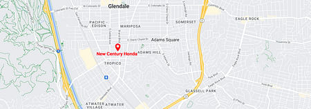 map of New Century Honda