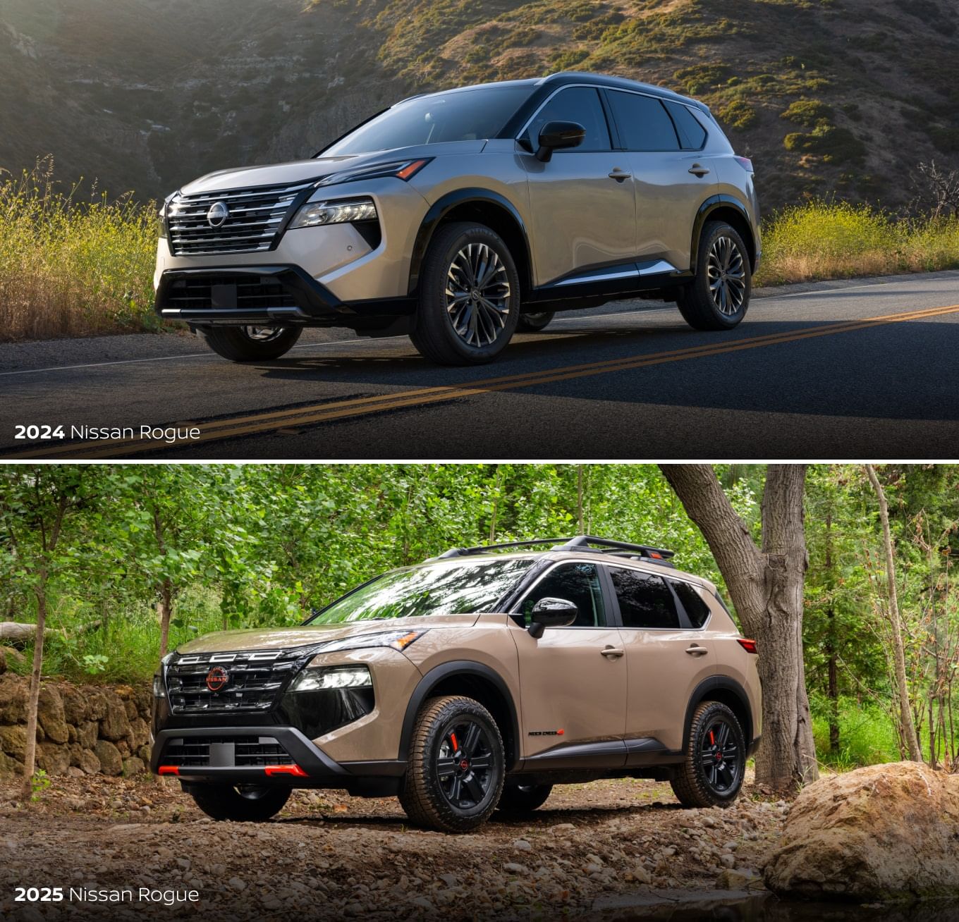 Nissan Rogue: 2024 vs. 2025 Dimensions
