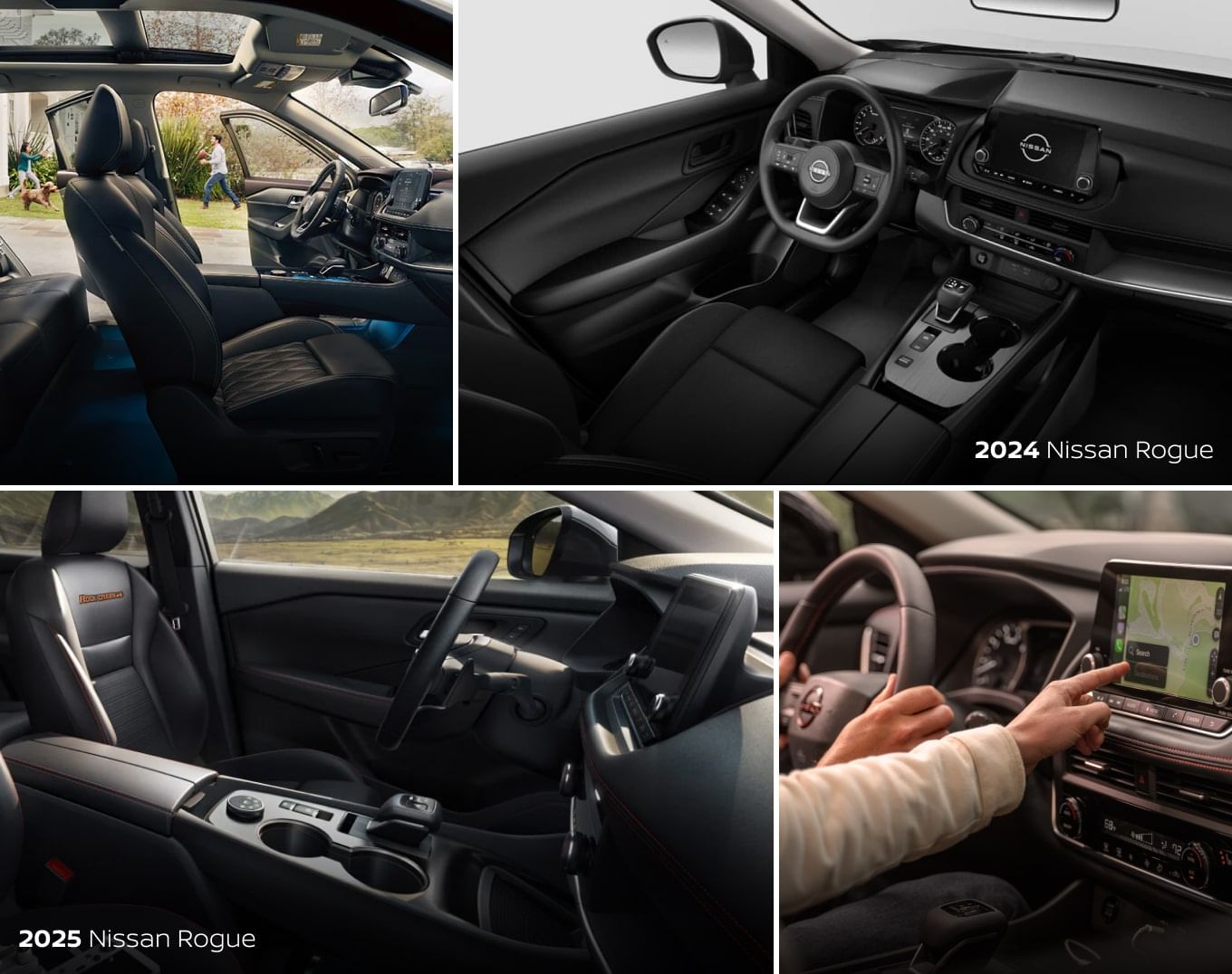 2025 Nissan Rogue vs. 2024 Nissan Rogue Technology