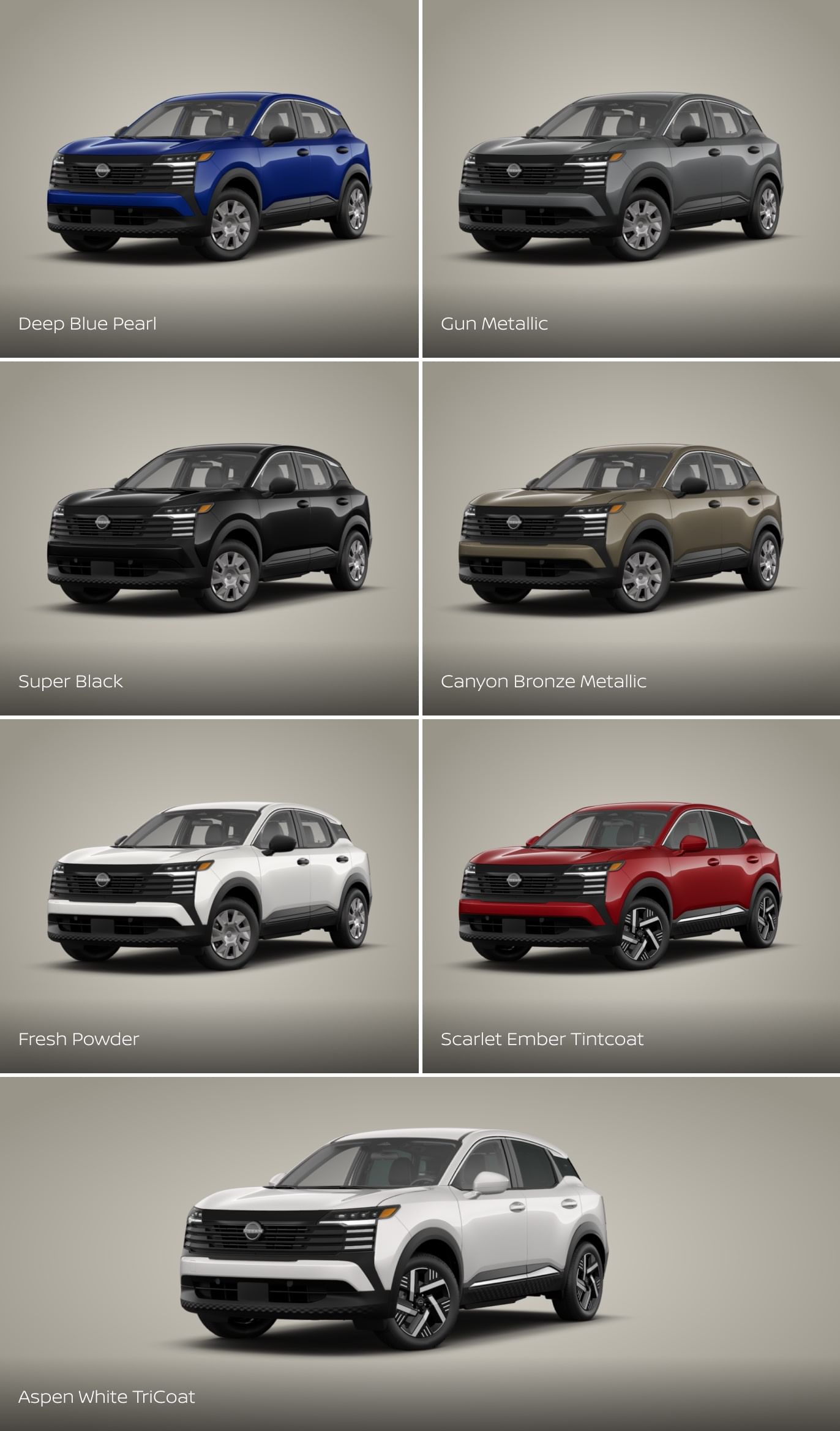 What Are the Standard 2025 Nissan Kicks Exterior Colors?