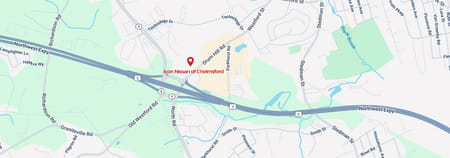 map of Icon Nissan of Chelmsford