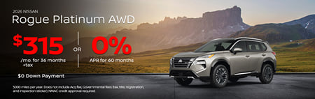 Especial de Finanzas de 2026 Nissan Rogue