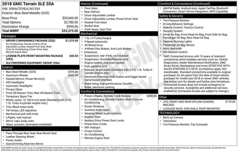 1 image of 2018 GMC Terrain SLE