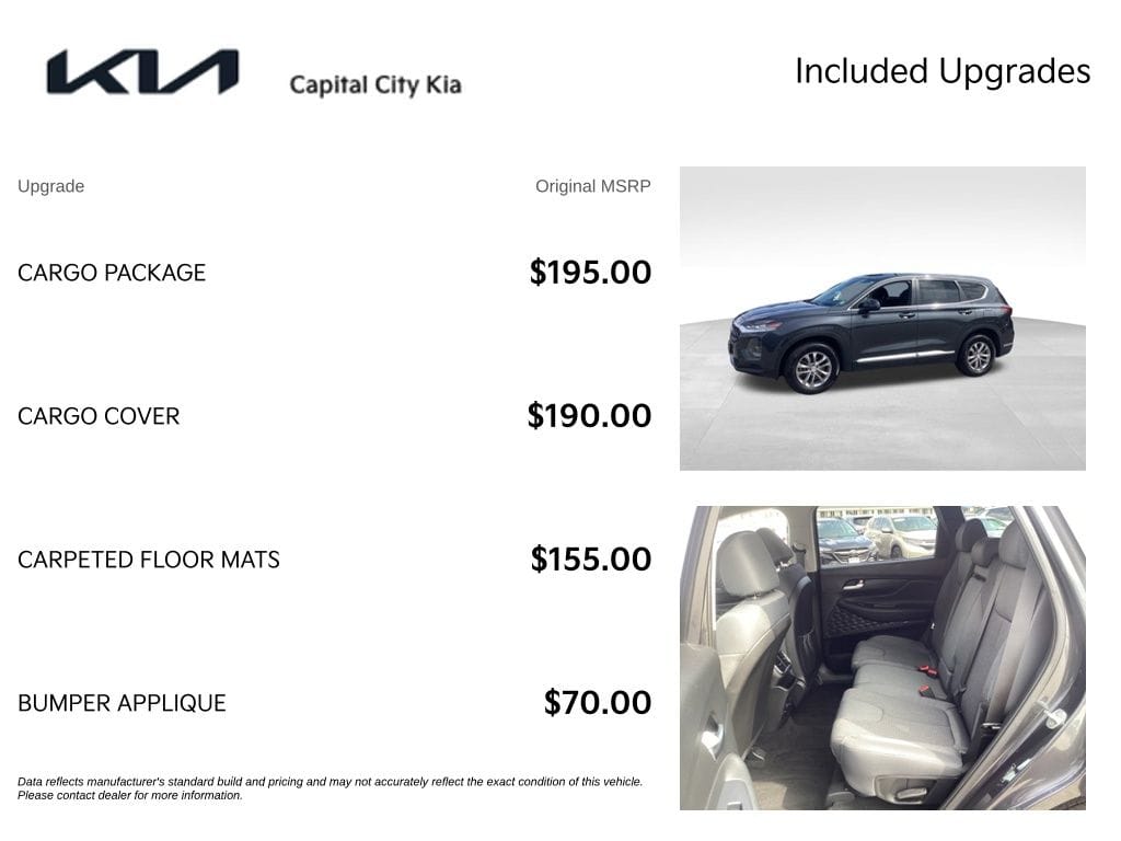 4 thumbnail image of  2020 Hyundai Santa Fe SE