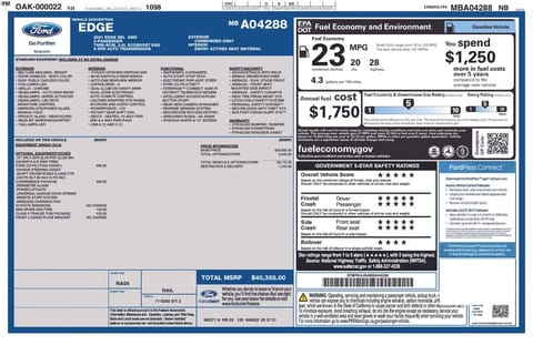 1 image of 2021 Ford Edge SEL