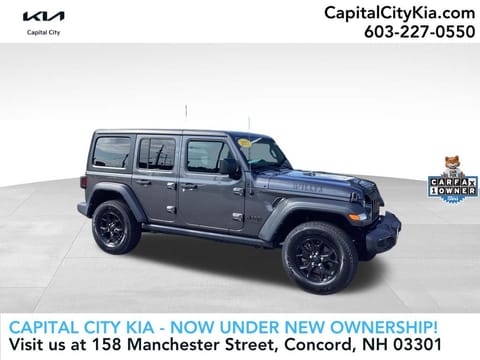 1 image of 2021 Jeep Wrangler Unlimited Willys
