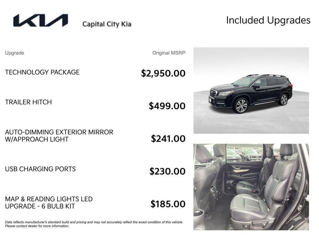 4 thumbnail image of  2021 Subaru Ascent Limited