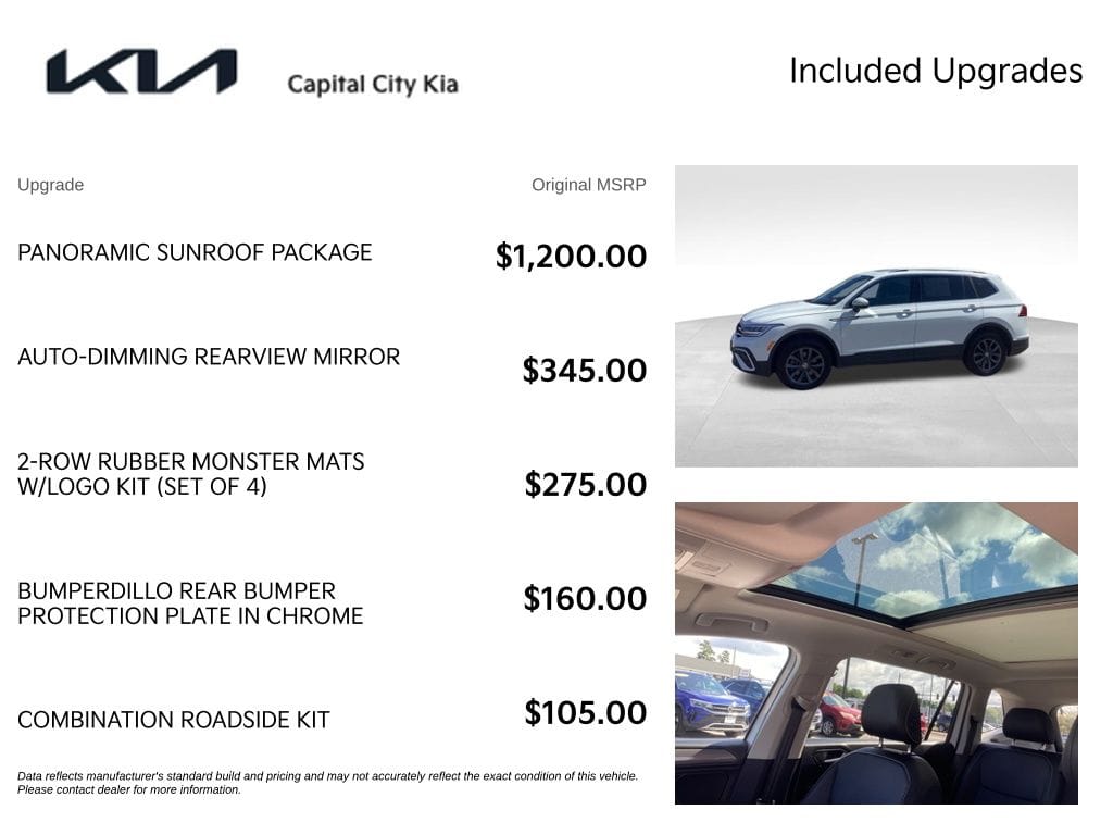 4 thumbnail image of  2022 Volkswagen Tiguan 2.0T SE