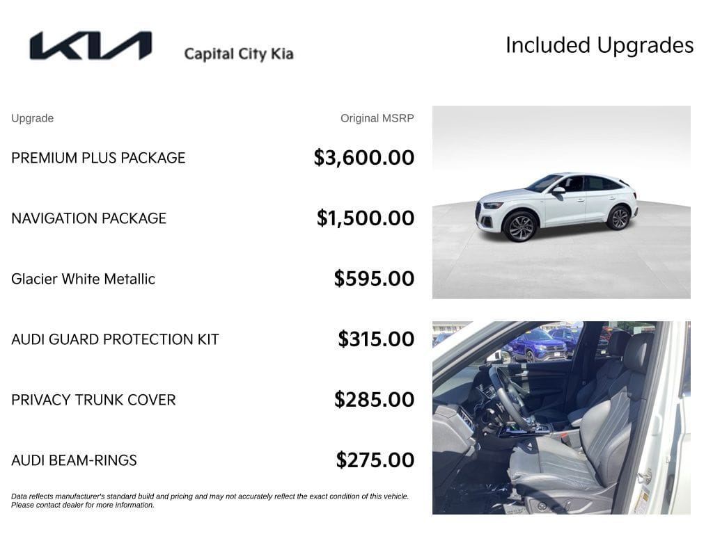 4 thumbnail image of  2023 Audi Q5 Sportback 45 S line Premium