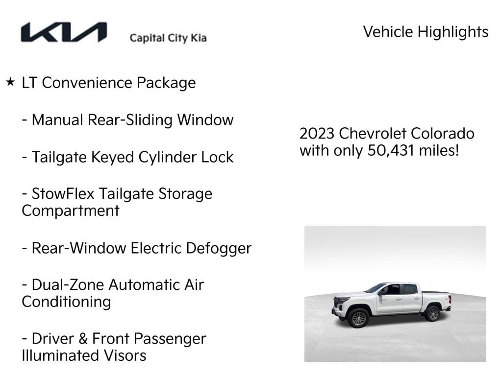 8 thumbnail image of  2023 Chevrolet Colorado LT
