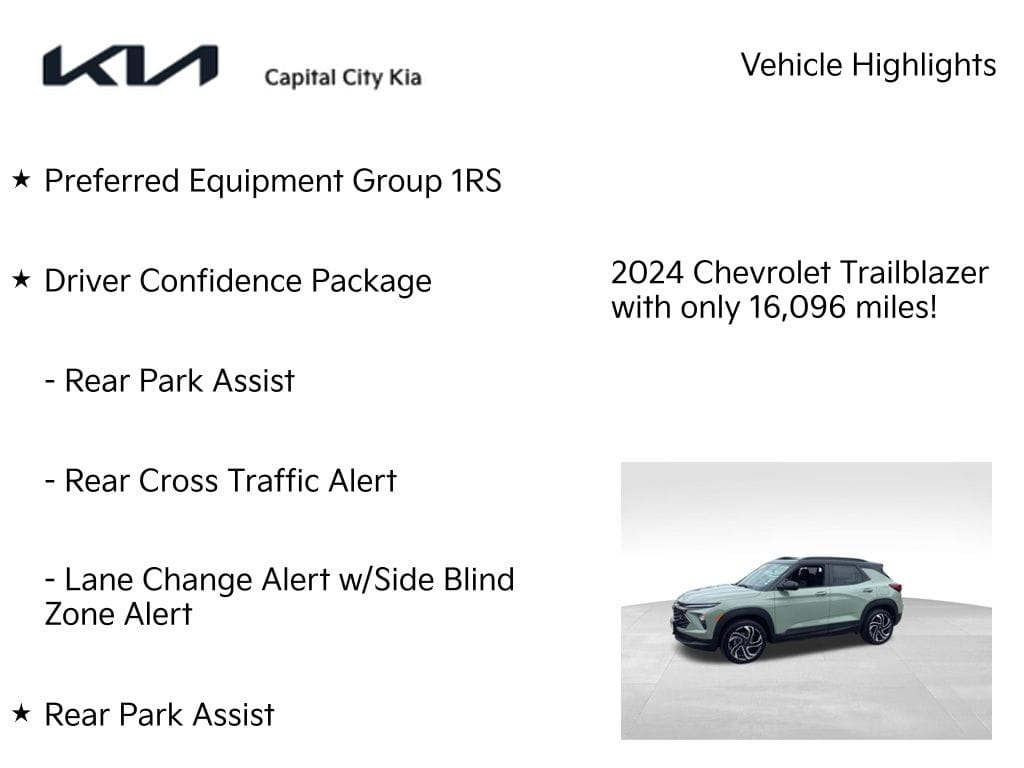 8 thumbnail image of  2024 Chevrolet TrailBlazer RS
