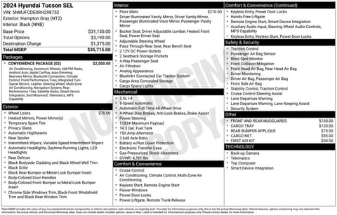 imagen de 2024 Hyundai Tucson SEL