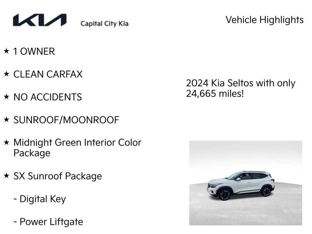8 imagen en miniatura de 2024 Kia Seltos SX