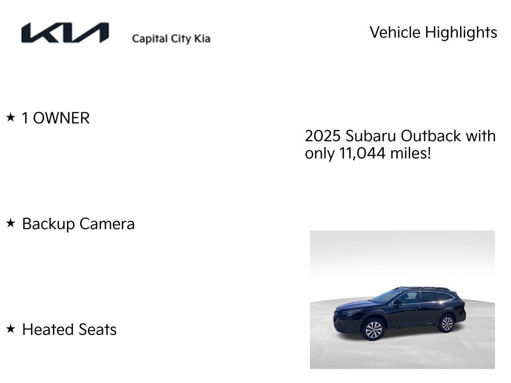 8 imagen en miniatura de 2025 Subaru Outback Premium