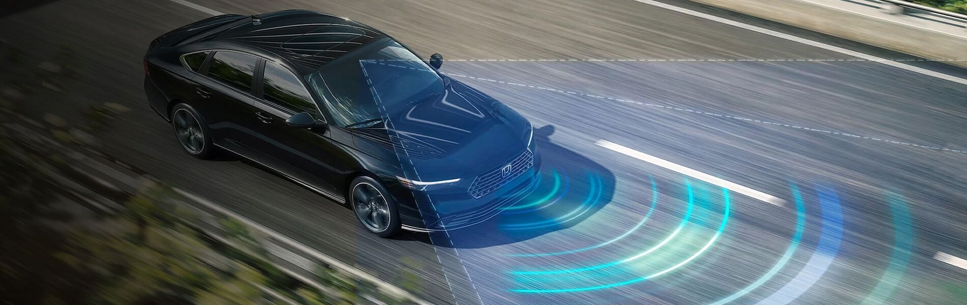 Honda Accord 2024 with sensing technologies -visualisation