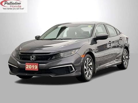 1 image of 2019 Honda Civic Sedan EX CVT   - NEW FRONT BRAKES - Sunroof/moonroof -  Remote Start - 