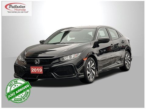 1 image of 2019 Honda Civic Hatchback LX CVT   - NEW FRONT BRAKES!