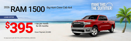 Lease 2026 Ram 1500 Big Horn $395