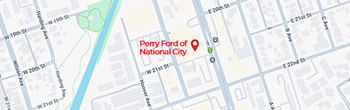 map of Perry Ford of National City