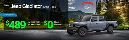 Oferta de arrendamiento del Jeep Gladiator Sport