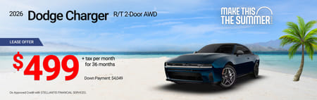 Lease 2026 Dodge Charger R/T $499