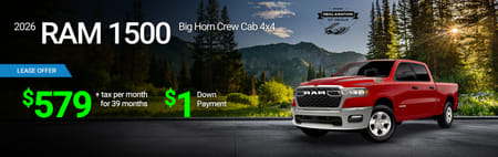RAM 1500 Big Horn Lease Special