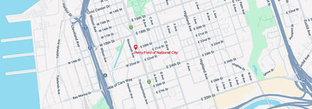 map of Perry Ford of National City