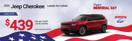 2026 Cherokee Lease Special