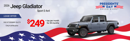 Jeep Gladiator Sport Lease Offer