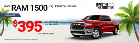 Lease 2026 Ram 1500 Big Horn $395