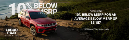 New 2026 Jeep Grand Cherokee Purchase Offer