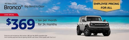 Lease 2026 Ford Bronco Big Bend $369