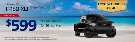 Lease 2026 Ford F-150 XLT $599
