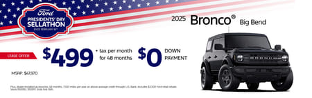 Bronco Lease Special