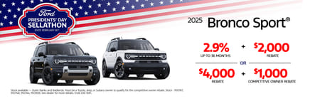 Bronco Sport APR Offer