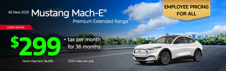 2025 Mustang Mach-E Lease Special