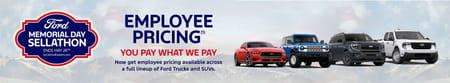 Employee Pricing Memorial Day