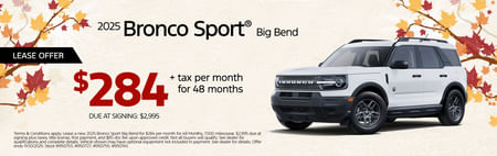2025 Bronco Lease Special