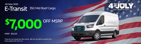New 2025 Ford E-Transit 350 Purchase Offer
