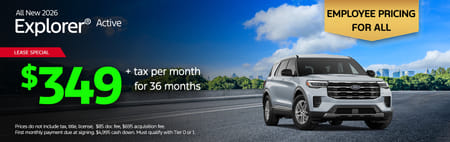 Ford Explorer Lease Special