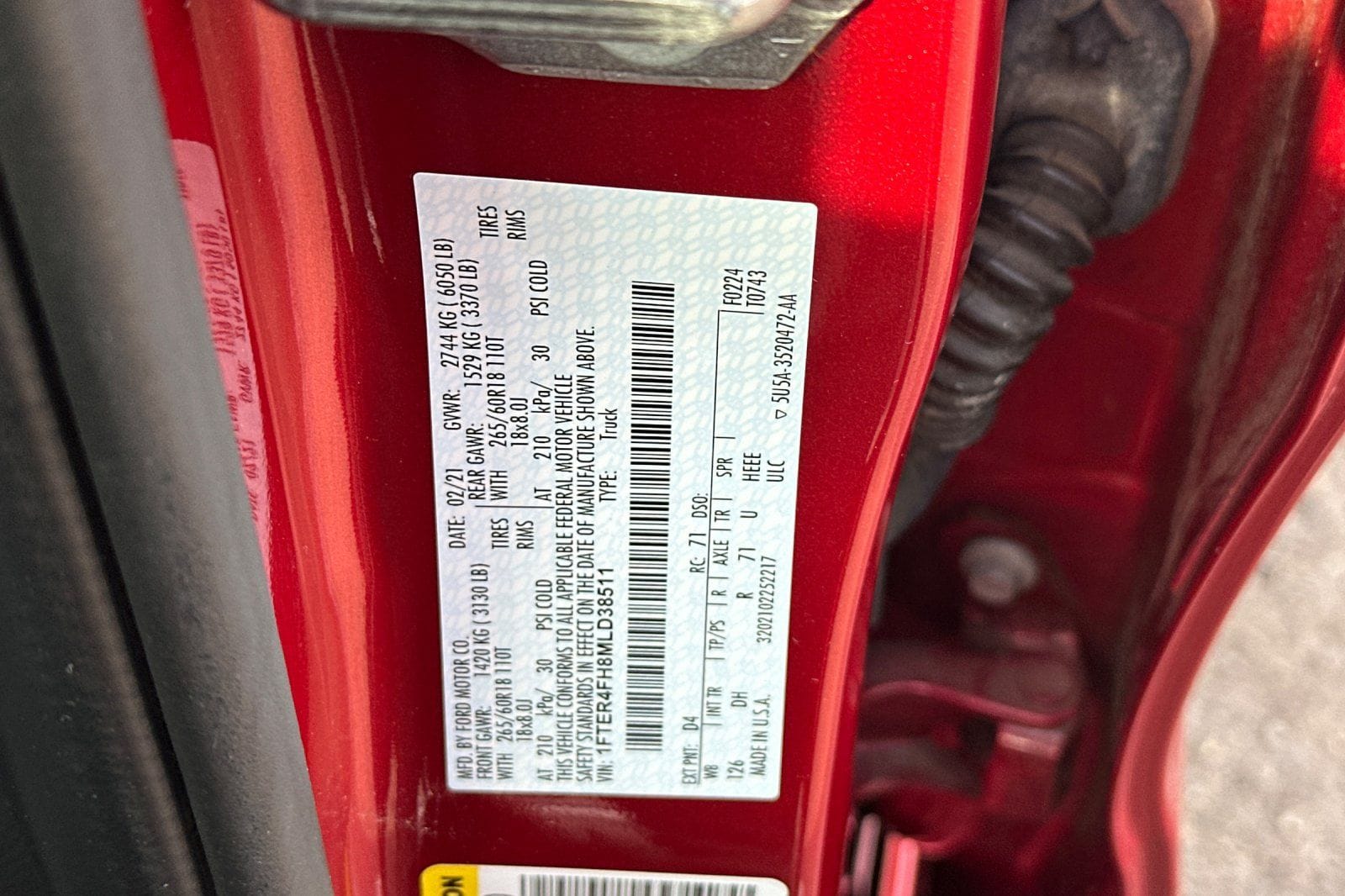 2021 Ford Ranger Lariat - Photo 34