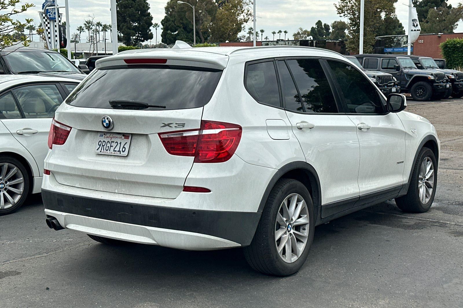 Used 2013 BMW X3 xDrive28i with VIN 5UXWX9C54D0D02884 for sale in National City, CA